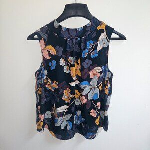 who what wear Floral Blouse L